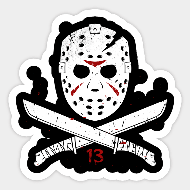 Jolly Voorhees Sticker by blairjcampbell